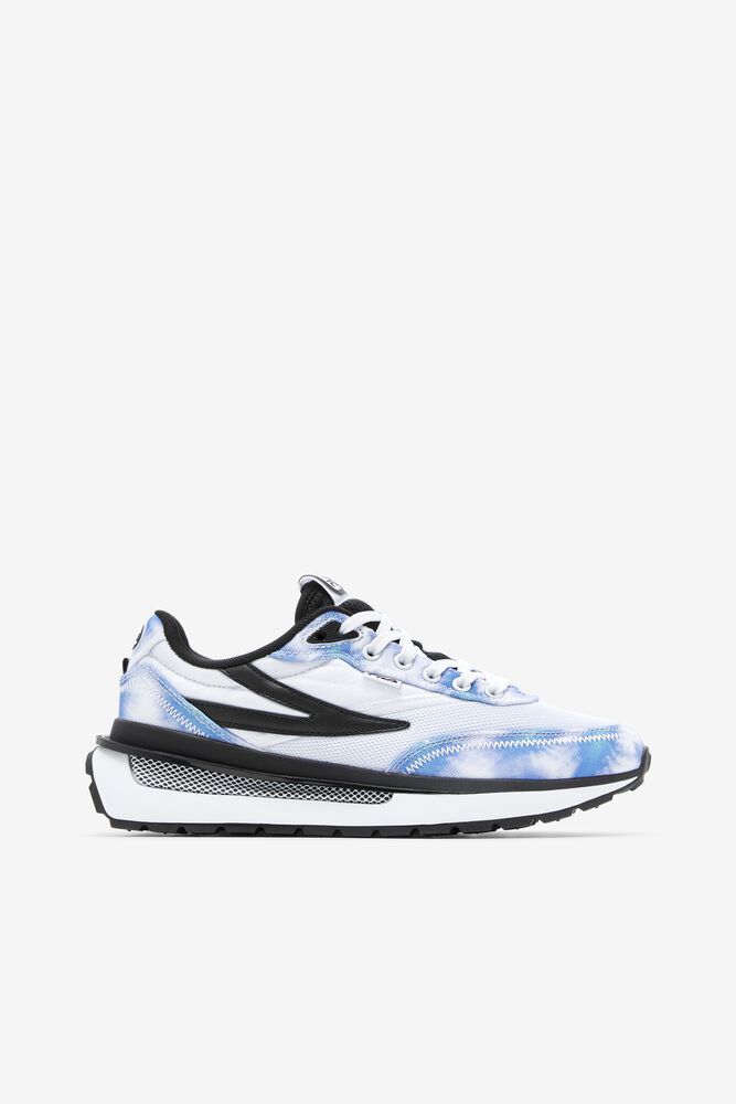 Fila Sneakers Renno Tie Dye Womens White/Blue - India TLN-380946